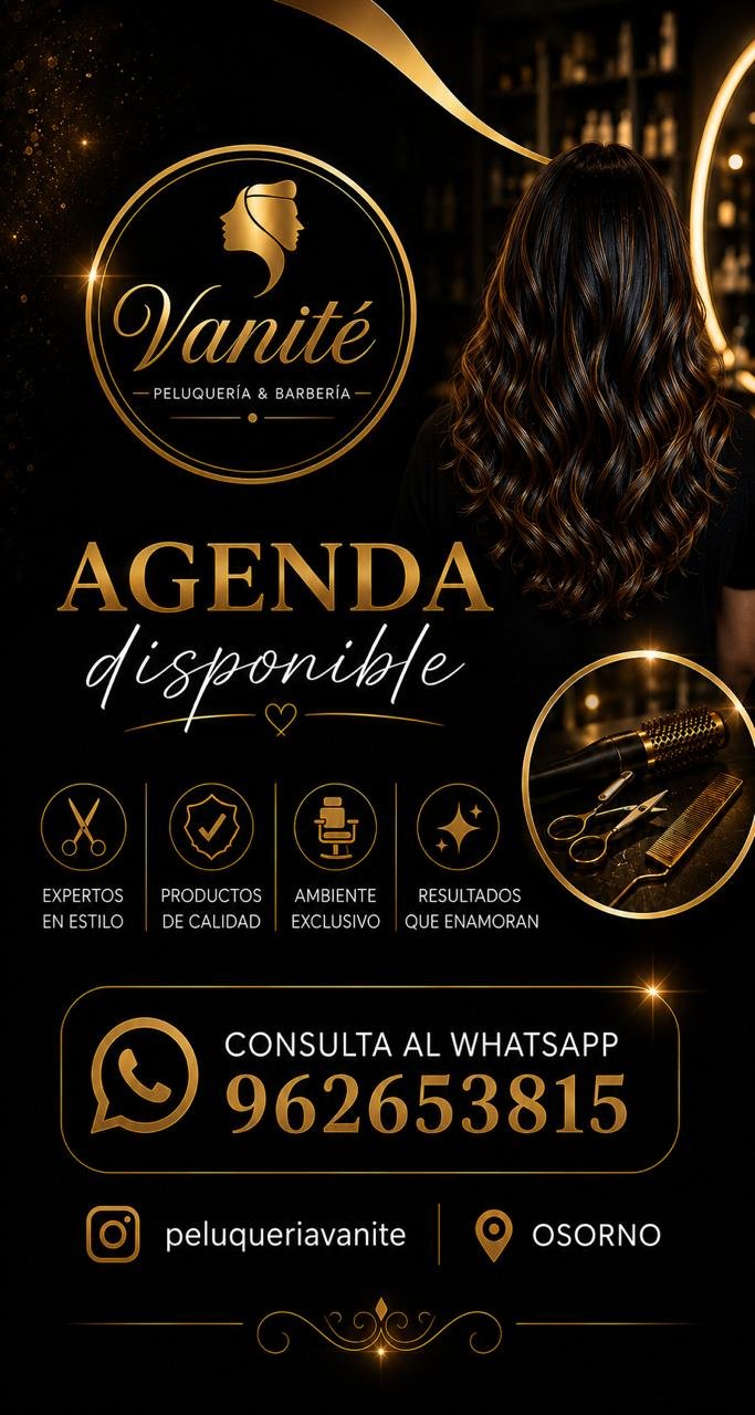 Agenda disponible - Reserva tu hora en Vanité