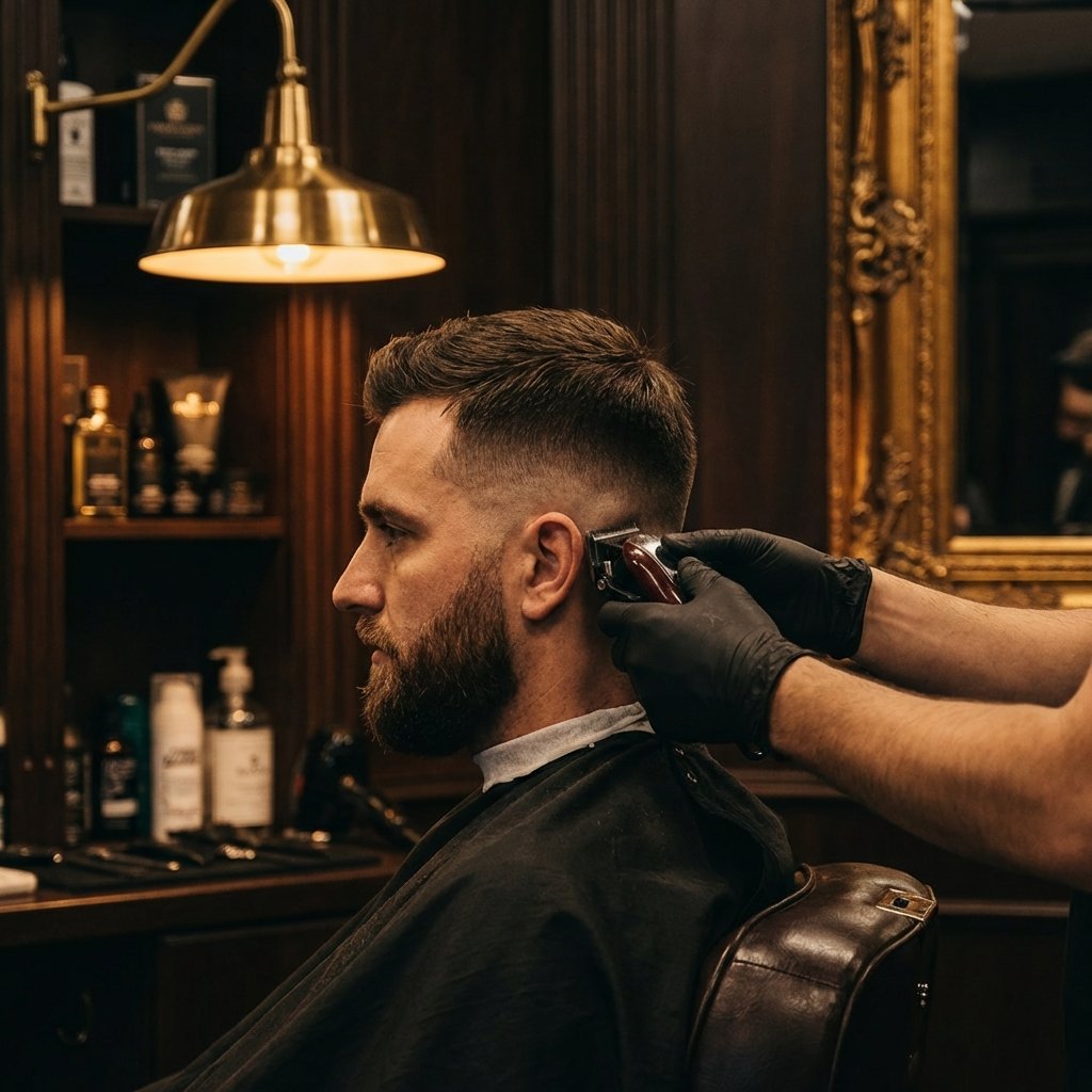 Corte fade profesional